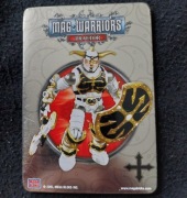 Metalowa karta kolekcjonerska mag warriors Praetor 2005