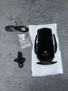 Uchwyt samochodowy ładujący indukcja/USB-C automatyczny