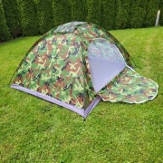 Duży namiot wojskowy moro typu iglo czteroosobowy