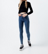 spodnie croop ZO506-59M r.32 Jeansy high waist 