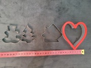 Foremki do piernika serce do chleba tostowego