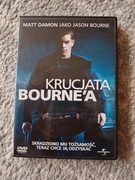 KRUCJATA BOURNE'A Matt Damon AKCJA THRILLER DVD PL Płyta STAN BDB!