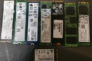 Zestaw Dyski SSD 512GB 256GB i inne uszkodzone serwis hobby
