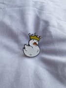 Przypinka pin wpinka broszka kaczka z nożem duck