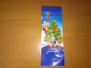 Fazer czekolada mleczna świąteczna 2002 puste opakowanie