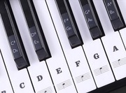 Naklejki do nauki gry na fortepian pianino keybord