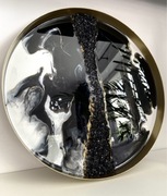 Taca ozdobna, dekoracyjna z żywicy epoksydowej