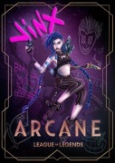Plakat Arcane League of Legends LoL Jinx Vi Serial Netflix Poster 50x70