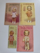 Opakowania po czekoladkach Goplana laleczki