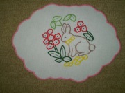 SERWETKA WIELKANOCNA HAFT PŁASKI