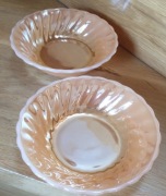 2miseczki Anchor Hicking Oven Proof Dinnerware USA