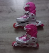 Łyżworolki dla dziewczynki Rainbow.