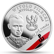 Moneta 10zł Witold Pilecki "Witold" 2017 + folder UNC