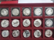 Brumby seria 4szt 1oz srebro