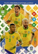 PANINI ROAD TO WORLD CUP QATAR 2022 POWER TRIO BRAZYLIA 96 NEYMAR