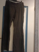 Spodnie, szeroki fason, nowe z metką, ciemny brąz