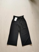 ZARA czarne eleganckie spodnie pasek rozmiar 134 nowe z metką
