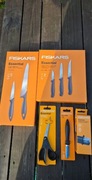 Fiskars essential 5 szt noży ostrzałka nożyczki obieraczka nowe oryginał