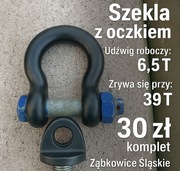 Szekla szakla WLL 6.5T 39T OMEGA uchwyt oczko 27mm  