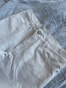 Oryginalne spodnie Versace kremowe rozmiar S/M