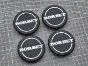 Dekielki Kapsle Do Felg BORBET 68 mm np. BMW 4 Sztuki Komplet Używane Ładne