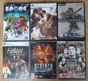 Street Fighter 4 , Fallout News Vegas , Spore , Darksiders , S.T.A.L.K.E.R 