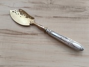 NOŻYK NÓŻ DO SERA MOSIĄDZ SREBRO PRÓBA 800 FRANCJA  SECESJA