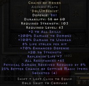 Diablo 2 Rotw coh chains of honor nonladder PC