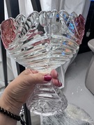 Kryształowa patera na nodze Anna Hutte 