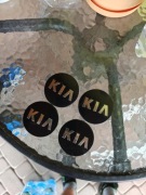 KIA dekielki kapsle znaczki do alufelg 60mm 4szt 
