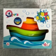 4X ŁÓDKI ZABAWKI DO WANNY DLA DZIECKA