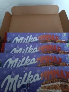 4 x Czekolada mleczna Milka Piernikowa. 300 g