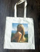Torba bawełniana torebka tote bag cotton bawełna beżowa Sabrina carpenter 