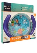 Gra logiczna Labirynt 3D Mechaniczny z Zębatkami ZABAWKA EDUKACYJNA