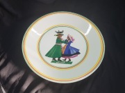 Patera Tańce polskie CHODZIEŻ, talerz Vintage PRL