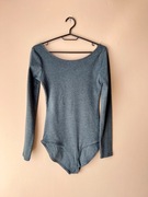 Damskie klasyczne body XS 34 Sinsay szare Basic 