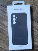 Etui Samsung Silicone Case do Galaxy A35 5G czarne plecki