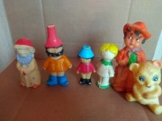 Gumowe figurki PRL zestaw