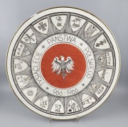 Kwiatogal Tysiąclecie Państwa Polskiego talerz dekoracyjny ścienny