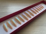 Ręcznie malowane sztuczne paznokcie, press on nails, tipsy handmade