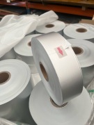 Papier metalizowany, sreberko do papierosów Srebro, złotko Mat 83mm