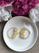 Pierścionek ręcznie robiony z cytrynu 