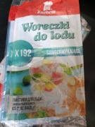 Woreczki do zamrażania lodu samozamykające 192 szt. okrągły Kuchcik