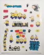 MINIONKI - NAKLEJKI NALEPKI + KOLOROWANKA