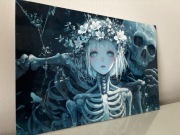 Plakat na płycie aluminiowej dark fantasy – stylowa dekoracja wnętrz