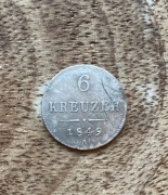 Moneta Austria - 6 krajcarów 1849 r. - srebro