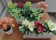 11 szt. mała fejka Ikea doniczka wys. 6 cm - cena za 11 sztuk