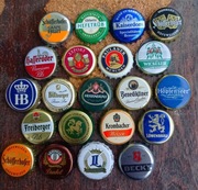 KAPSLE - Kolekcja piwa niemieckie  szt.21
