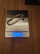 Bransoletka męska 925 srebrna