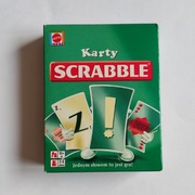 Scrabble karty gra słowna nowe oryginalne 